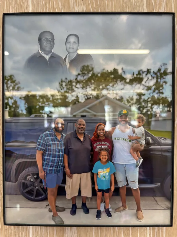 One of the first pictures we're putting in the shop. The drive behind our shop is family past and present. It's been a dream come true to be a business owner not just for me but for my family as well. We will continue to be the best neighborhood barbershop for our customers as we honor families. Thank you!